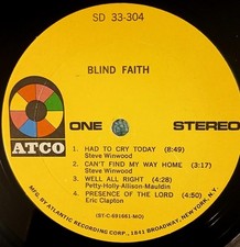 1969 blind faith for sale  Sun Valley