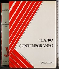 Teatro contemporaneo. appendic usato  Ariccia