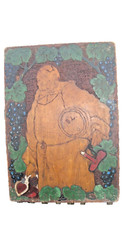 Colorful antique pyrography for sale  Ponca City
