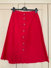 Red cotton button for sale  PRESTON