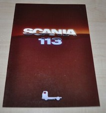 Folheto de caminhão Scania 113 Prospekt ENG, usado comprar usado  Enviando para Brazil