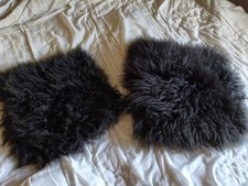 Mongolian wool cushion for sale  TILBURY