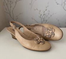 Gabor beige leather for sale  HAILSHAM