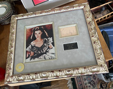 Usado, Autógrafo Vivian Leigh com fotografia e moldura _Scarlett O'Hara E o Vento Levou comprar usado  Enviando para Brazil