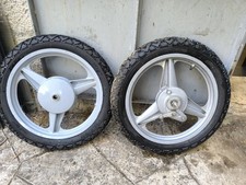 Pair alloy wheels d'occasion  Expédié en Belgium