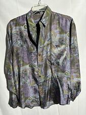 SANTANA Vintage SEDA Tamanho G Abstrato Masculino Disco Dance Ace Ventura comprar usado  Enviando para Brazil