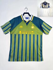 CAMISETA JERSEY INTER MILAN 95-96 PIRELLI RETRO TALIA CALCIO REPLICA, usado comprar usado  Enviando para Brazil