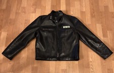 Jaqueta de motociclista vintage anos 60/70 Kawasaki motocicletas couro sintético vinil café corrida - G comprar usado  Enviando para Brazil