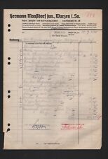 Wurzen rechnung 1945 gebraucht kaufen  Leipzig