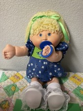 Remendo de repolho vintage criança HASBRO menina boca aberta com chupeta cabelo limão 1989 comprar usado  Enviando para Brazil