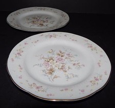 2 tigelas de sopa de porcelana de cereais marca pagode Nanjing floral aro ouro rosa comprar usado  Enviando para Brazil
