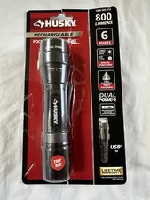 Lanterna de foco Husky 800 lúmens LED dupla potência recarregável 6 modos comprar usado  Enviando para Brazil