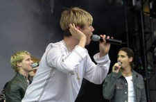 Backstreet Boys ao vivo no palco em Party in the Park 2000Hyde ParkLon- Foto antiga comprar usado  Enviando para Brazil