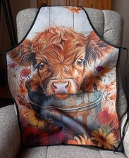 Highland cow apron for sale  ENNISKILLEN