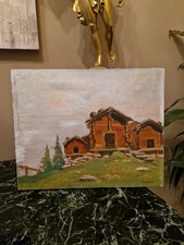 Ancienne peinture huile d'occasion  Besançon