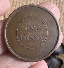 Masonic penny token for sale  MANCHESTER