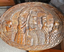 Wooden carved african for sale  EXMOUTH