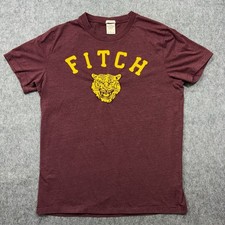 Camisa masculina Abercrombie Fitch marrom grande manga curta músculo Y2K Preppy G comprar usado  Enviando para Brazil
