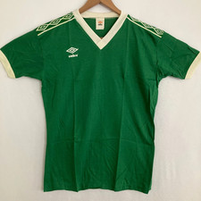 Camiseta Umbro Soccer Jersey Adulto Extra Grande Verde Futbol Rugby Bloke Logo Nova Sem etiquetas Antiga Anos 80, usado comprar usado  Enviando para Brazil