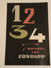 Zündapp prospekt 1957 gebraucht kaufen  Wiesloch