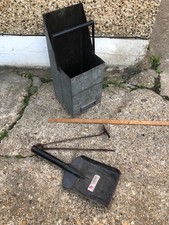 Galvanized coal scuttle for sale Galvanized coal scuttle for sale  RAYLEIGH
