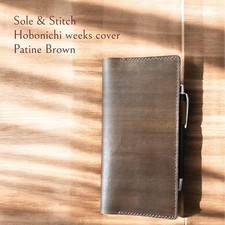 Acessórios de couro ponto único capa notebook Hobonichi feitos por Shoemakers Tec comprar usado  Enviando para Brazil