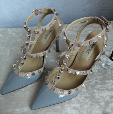 Usado, Tornozeleira Feminina Bico Pontudo sandálias Rebite Festa De Casamento Sapatos De Salto Alto comprar usado  Enviando para Brazil