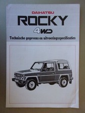 Daihatsu rocky 4wd for sale  UK
