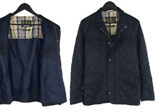 Usado, Jaqueta acolchoada masculina Barbour Fourfeld acolchoada preta motociclista tamanho P comprar usado  Enviando para Brazil