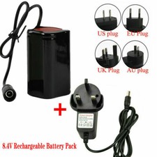 Bateria recarregável 8.4V 6400mAH para farol de luz LED para bicicleta comprar usado  Enviando para Brazil
