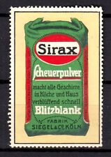 424994 reklamemarke sirax gebraucht kaufen  Greifswald-Alte Stadtteile
