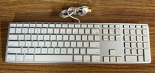 Teclado USB estándar Mac con cable original Apple A1243 con teclado numérico - probado segunda mano  Embacar hacia Mexico