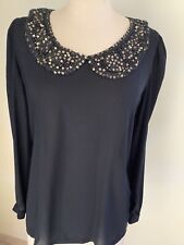 Magnifique chemisier noir d'occasion  Francheville