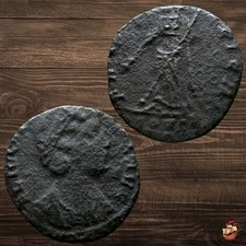 Moeda Follis Bizantina - Helena Augusta - Constantinopla PAX PVBLICA #t590 comprar usado  Enviando para Brazil