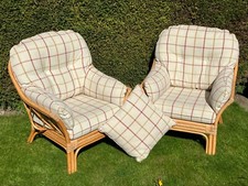 Pair chairs reupholstered for sale  PETERBOROUGH