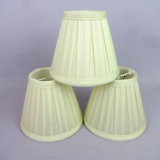 Clip lampshades cream for sale  WISBECH