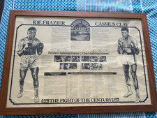 Joe frazier cassius for sale  TAMWORTH