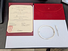 Cartier 18k white for sale  Pompano Beach