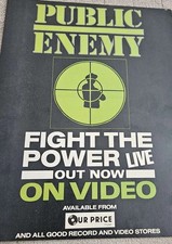 PUBLIC ENEMY Fight The Power  1990 UK Press ADVERT 11x8 inches comprar usado PUBLIC ENEMY Fight The Power  1990 UK Press ADVERT 11x8 inches comprar usado  Enviando para Brazil