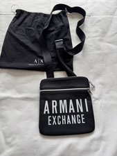NOVA BOLSA DE OMBRO MASCULINA TIRACOLO ARMANI EXCHANGE COM BOLSA DE PÓ E ZÍPER N°:47 comprar usado  Enviando para Brazil