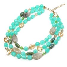 Collana donna verde usato  Trentola Ducenta