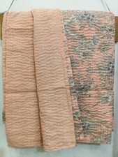 EE. UU. Doble Mano Floral Vintage Kantha Tiro Manta Reversible Colcha Tiro segunda mano  Embacar hacia Mexico