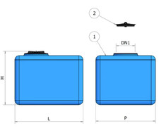 Serbatoio per acqua usato Serbatoio per acqua usato  Lizzanello