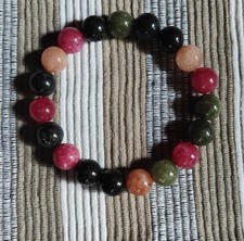 Edelstein perlen armband gebraucht kaufen  Hatten