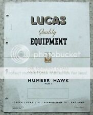Lucas humber hawk for sale  LEICESTER