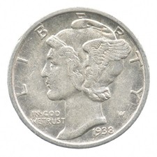 1938 mercury dime for sale  Frederick