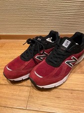 Tênis New Balance M990RB4 M990 V4 camurça vermelha masculino US10.5 / JP28.5 EX, usado comprar usado  Enviando para Brazil