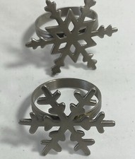 Metal snowflake 2pc for sale  Toledo