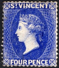 St.vincent 1882 1883 for sale  TAMWORTH