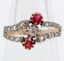 Bague victorienne rose d'occasion  Paris II
